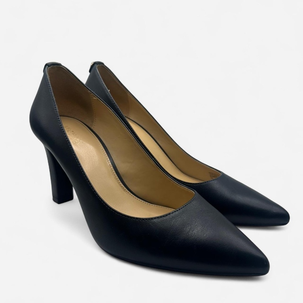 Michael Kors navy Leather Heels